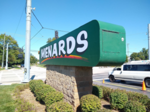 Menards sign