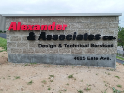 alexander & associates exterior sign